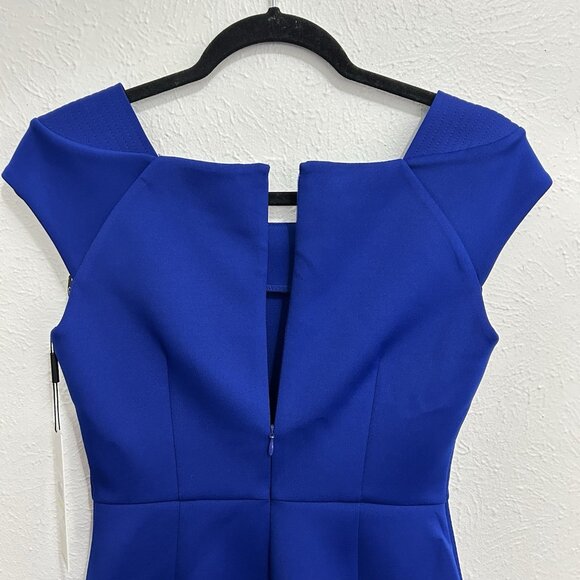 Calvin Klein Blue Midi Dress with Sleek Design - Picture 7 of 11